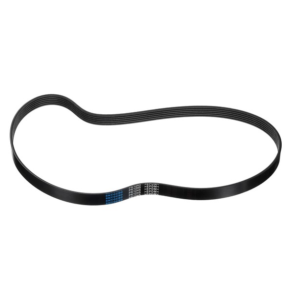 sourcing map 6K490/6PK1245 Serpentine Belt 6 Ribs 1245mm Length x