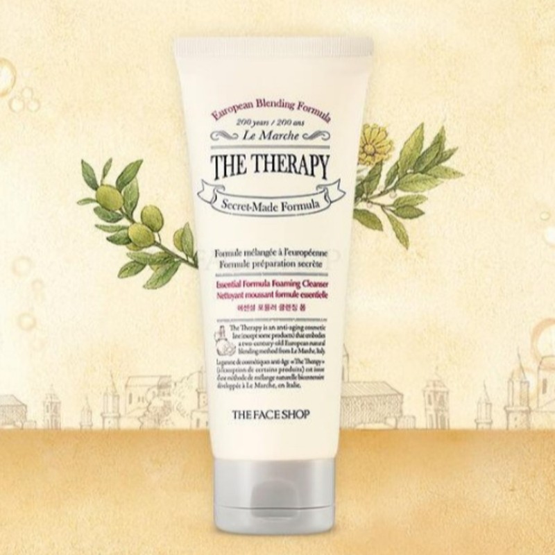 The Face Shop Essential Cleansing Foam The Therapy 150ml X2