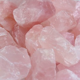 Nvzi Rose Quartz Crystals, Raw Crystals Bulk, Gem Stones Rocks Crystals, Tumbled Stones and Crystals Bulk, Rock Collection, Chakra Stones, Healing Crystals, Raw Crystals, Minerals Rocks Crystals(464g)