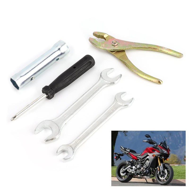 Universal Motorcycle Repair Tool Set Wrench + Screwdriver + Pliers