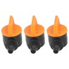 100Pcs 4/7 Barb Valve Irrigation Mini Pipe Water Valve Through