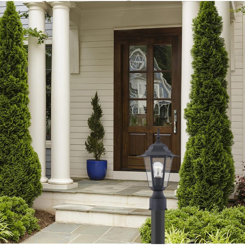 WISBEAM Outdoor Post Light, Pole Lantern, E26 Base 60W Max,