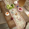 patdrea Velvet French Table Runner Farmhouse for Home Kitchen Dining