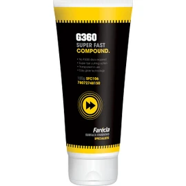 Farécla G360 Super Fast Compound 100g Tube (SFC106) - Trial Size Heavy Cut Compound for Cars, Removes P1500 Sanding Marks, No P3000 Needed, Fast Cutting, High Gloss, Permanent Results