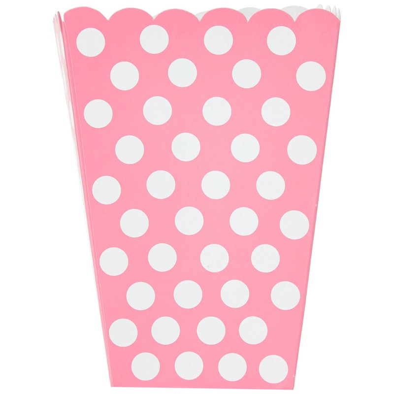 Unique Party 59295 - Hot Pink Polka Dot Popcorn Treat