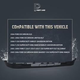 Perfit Liner New Replacement Parts Front Lower Bumper Valance Compatible With 2001 2002 2003 2004 Ford F-250 F-350 F-450 F-550 Fits 3C3Z17626AAA FO1095203