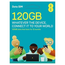love 2 surf EE Data SIM Card UK Pay As You Go 120GB 12 months