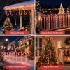 GLUUFLOWER 24 Pack Solar-Powered 22'' Christmas Candy Cane Lights, Waterproof