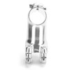 MEIJUN 31.8mm Bike Silver Stem Aluminum Alloy Bicycle Handlebar Stem