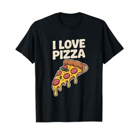 I Love Pizza Slice Dripping Cheese Delight T-Shirt