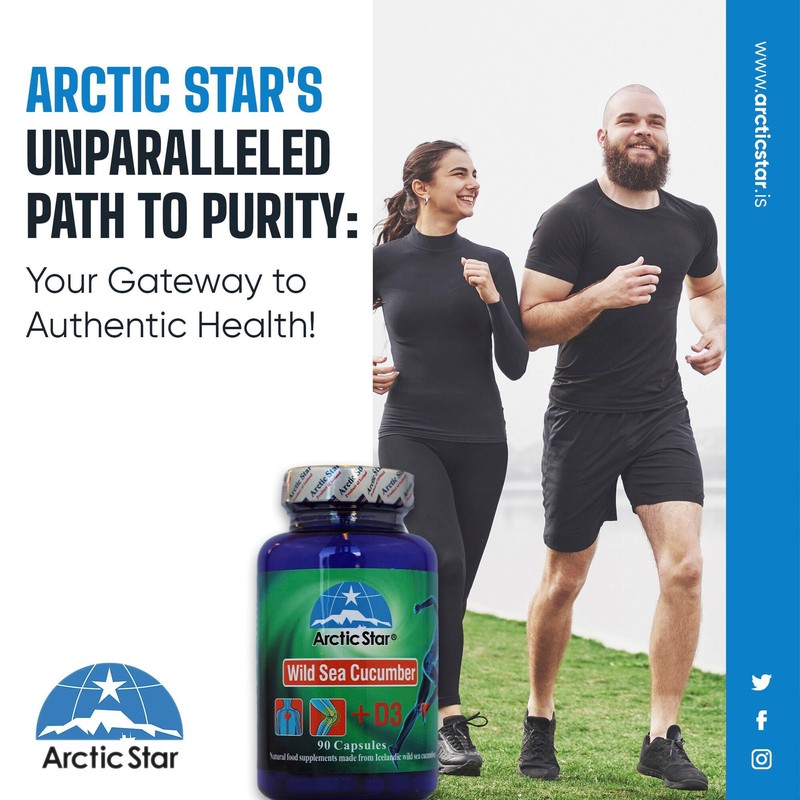 Arctic Star - Sea Cucumber with Vitamin D3 Capsules, Pure