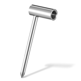 Aysatogc 1Pcs Guitar Truss Rod Wrench, 5/16" (8mm) Allen Wrench Tool Guitar Repair Adjustment Neck Adjustment Luthier Tools with Cross Screwdriver (Silver)