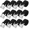 Pack of 12 lashing straps, lashing straps, 25 mm x