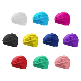 Whakano Swimming Cap for Men and Women, UV Protection Swimming Cap, Tear-Resistant and Elastic, Soft and Durable Swimming Cap, Swimming Cap for Beach, Bathroom and Spa, Green