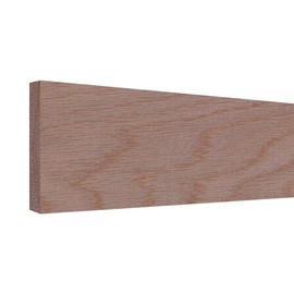 0.75 in. D x 3.5 in. W x 48 in. L Unfinished Natural Red Oak Wood Board