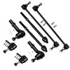 SCITOO 8pcs Front Suspension Kit Inner Outer Tie Rod End