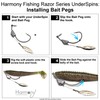 Harmony Fishing - Razor Series Underspin Swimbait Hooks (4 Pack