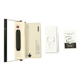 Coil Spiral Binding Machine - Manual Hole Punch - Electric Coil Inserter - Adjustable Side Margin - for Letter Size/A4/A5-Maximum Binding Width: A4(30cm/11.81inch)