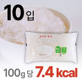 (오직미)곤약쌀 쌀모양 200g 10팩-100g당 7.4kcal 대신물산 습식타입곤약 (Only Mi) Konjac Rice Shape 200g 10 Pack - 7.4kcal per 100g, Instead Goods Wet Type Konjac