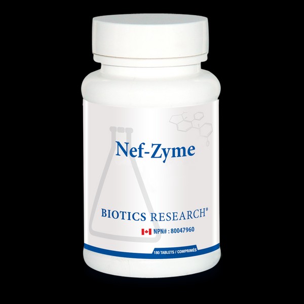 Biotics Research Nef Zyme 180 Tablets