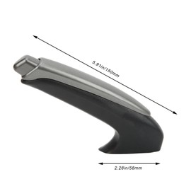 Cubierta Protectora de Manija del Freno de Mano Cubierta Protectora del Mango del Freno de Mano de Emergencia del Freno de Mano 47115‑SNA‑A82Z para Coupe Sedan 2006‑2011 Protector de freno de