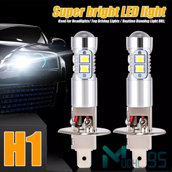 Unbranded 2x H1 LED Headlight Bulbs Conversion Kit High Low