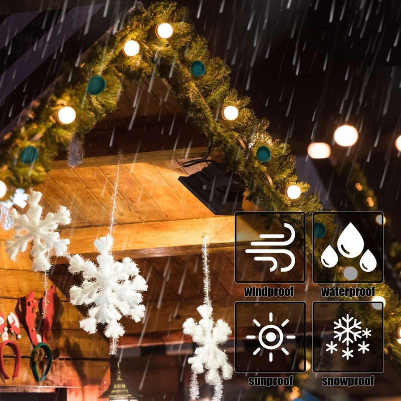 Threlaco 50 Pcs Christmas Light Socket Safety Cap Plugs for