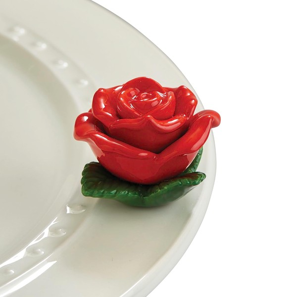 Nora Fleming Roses are Red (Red Rose) A276 - Hand-Painted