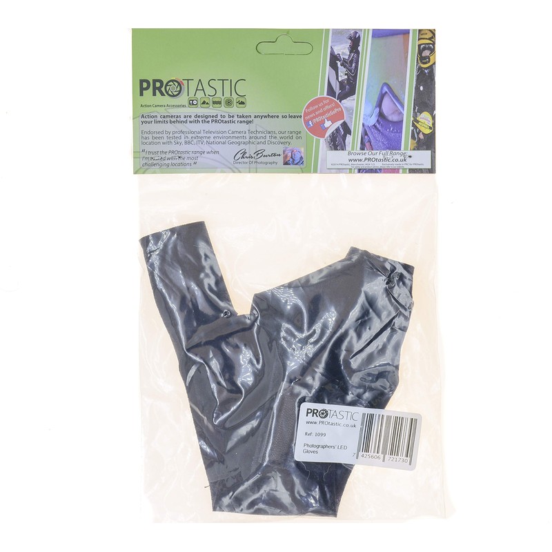 PROtastic® Fingerless Glove With LED Flashlight For Photographers, Fishing, Hunting