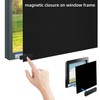 Blackout Blind Accessory,12Pair Magnetic Closure With Adhesive(Metal Board With Adhesive+Magnetic