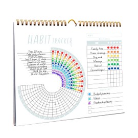 Lamare Habit Tracker Calendar – Premium Daily Habit Tracker Journal and Goal Board, Workout Motivation & Productivity Tool