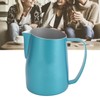 Milk Frother Cup Professional Stylish Exquisite Slanted Mouth Stainless Steel