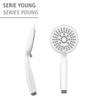 WENKO Young White Shower Head, Durable Universal Hand Shower, Trendy