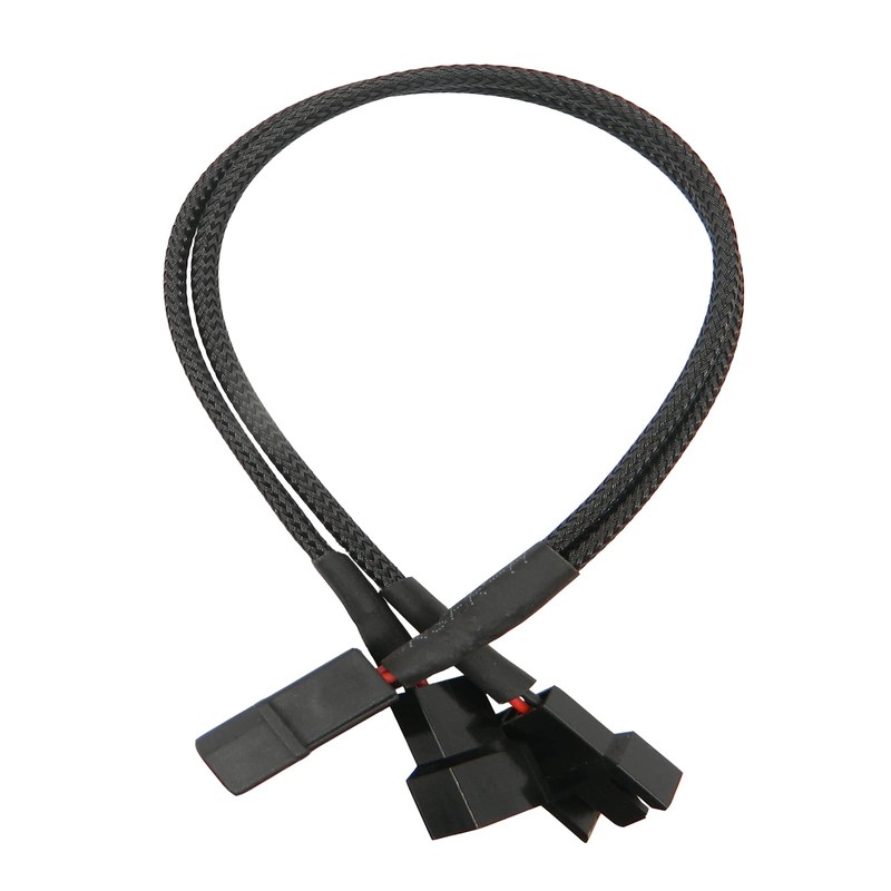 FBHDZVV 2Pcs 4 Pin PWM Fan Splitter Adapter Cable, 4pin