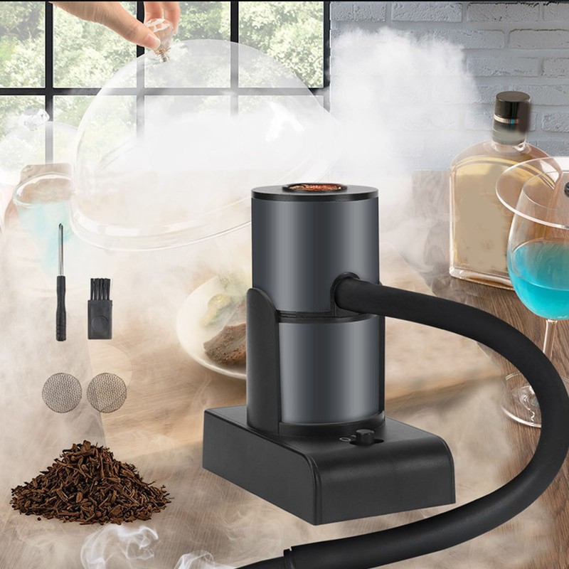 Portable Smoke Infuser Cocktail Drink Smoker 2 Gear DIY Kitchen