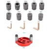 Drill Guide, Drill Stand, Vertical, Drilling, with 2/3/4/5/6/7/8/9/10mm Sleeve, Dowel