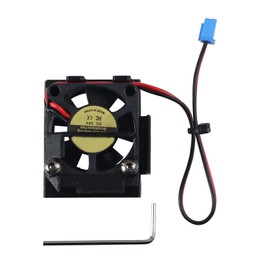 FYSETC Replacement Hotend Fan for Qidi Plus4: Assembly Fan Cooling 30 * 30 * 10 mm Dual Ball 24V 10000 Fast Speed Printing for 3D Printer X-Plus 4 Print Head Parts