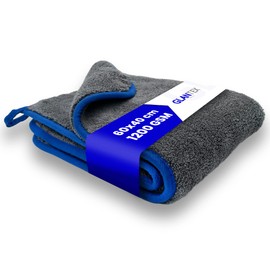 GLANTEX Microfibre Drying Cloth in Professional Quality 40 x 60 cm, Paint-Gentle and Absorbent, Lint-Free Microfibre Cloth for Drying and Polishing with 1200 GSM