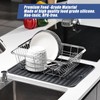 KitchenRaku Dish Drying Mat, Dish Drying Mat, Heat Resistant Non-Slip