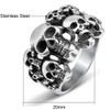 Jude Jewelers Stainless Steel Gothic Skull Vintage Antique Style Biker