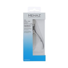 Mehaz Quick Trim Cuticle Nipper, 1/4" Jaw, Stainless Steel with Double Spring Lap Joint