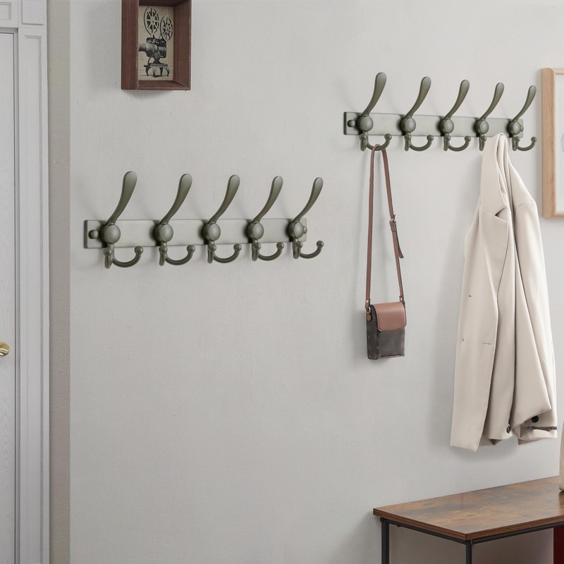 Dseap Coat Rack Wall Mount 2.0 Pro: Heavy Duty 300%