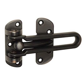 Designers Impressions Oil Rubbed Bronze Swing Bar Door Security Guard : 53560-5 Pack