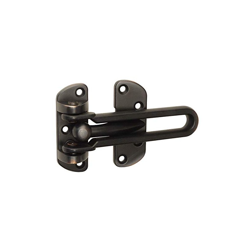 Designers Impressions Oil Rubbed Bronze Swing Bar Door Security Guard