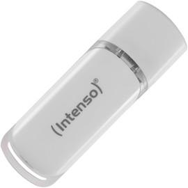 Intenso Flash Line 128 GB USB-C Stick, Super Speed USB 3.2 Gen 1x1, White