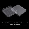 PATIKIL 100mm Plastic Petri Dishes with Cover, 10 Pcs Grid
