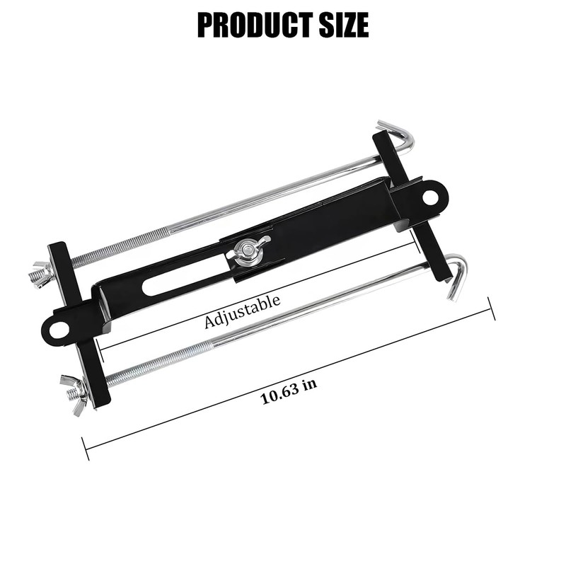 Adjustable Battery Hold-Down Kit with 10.6 Inch J-Bolt