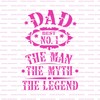 Dad Man Myth Legend Stencil - Reusable Stencils for Painting