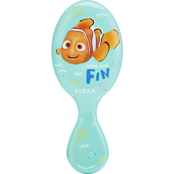 Wet Brush Pixar Squirt Detangler Hair Brushes - Nemo - Mini Detangling Brush with Ultra-Soft IntelliFlex Bristles Glide Through Tangles with Ease - Pain Free Comb for Women, Men, Boys and Girls