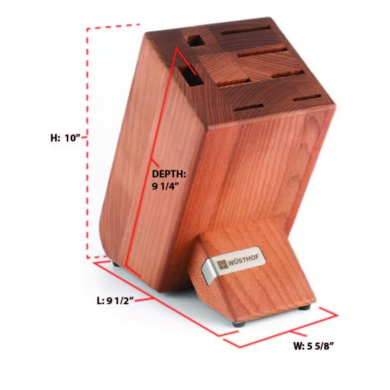 Wusthof 8-Slot Thermo Walnut Knife Block